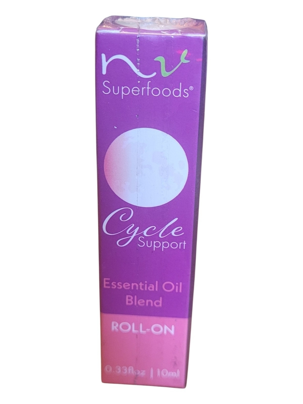 NV Superfoods Cycle Support Essential Oil Roll-On - Purple/Pink